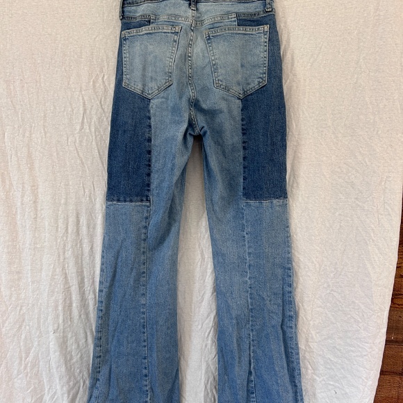 Gap patchwork wide leg jeans - Picture 2 of 3